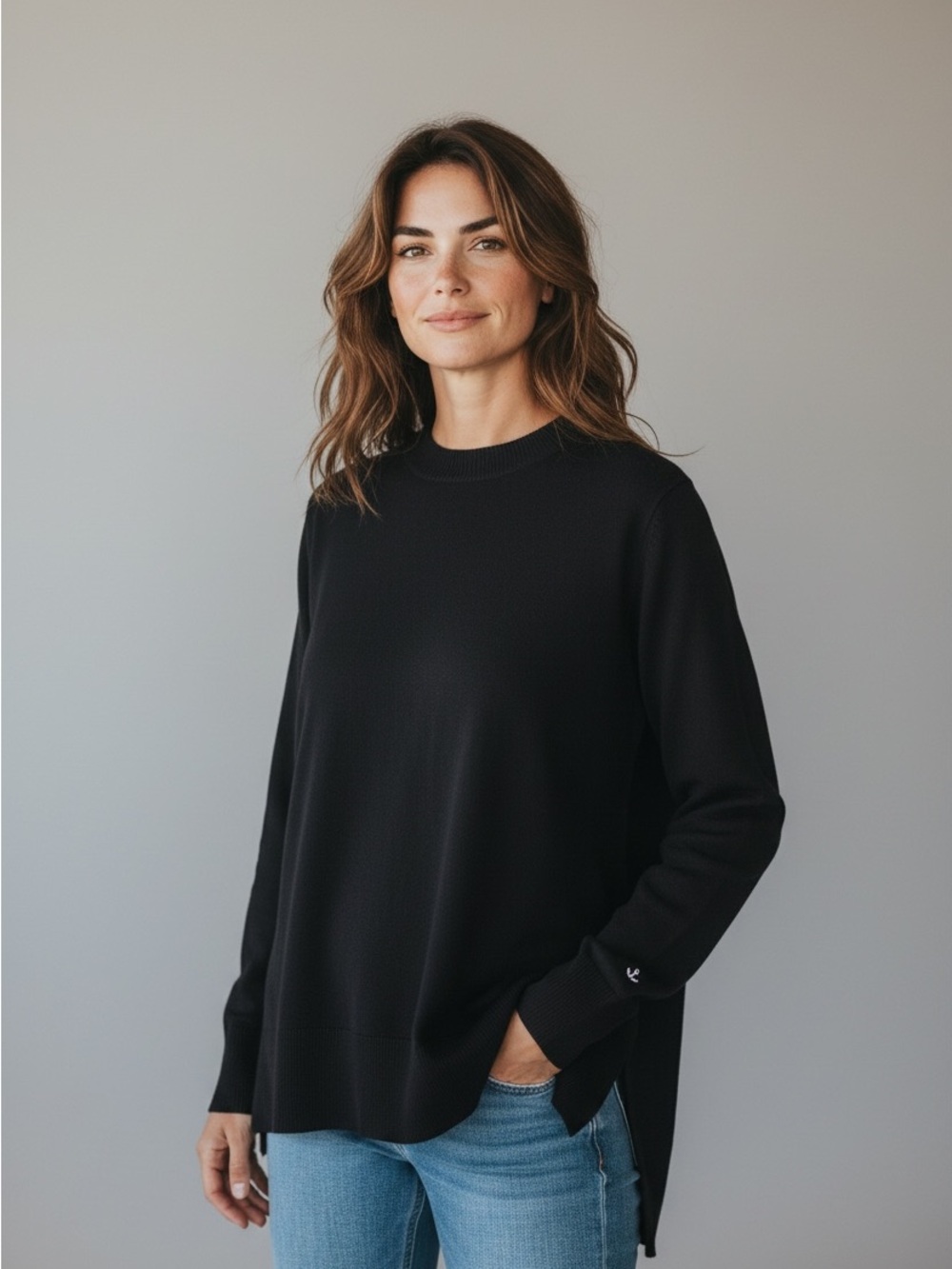 JoyLab Black Crewneck Sweatshirt